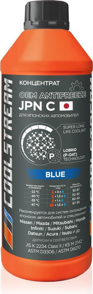 Антифриз Coolstream Концентрат антифриза CoolStream JPN С, Концентрат ...