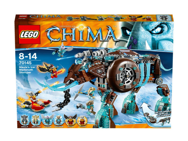 Конструктор LEGO Легенды Чимы Ледяной мамонт-штурмовик Маулы 70145 ...