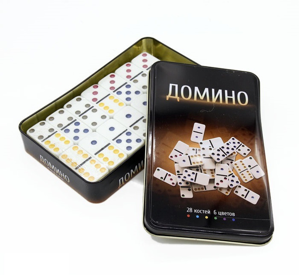Домино в жестяной коробке - купить с доставкой по выгодным ценам в ...