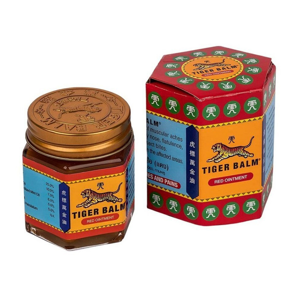 Tiger Balm RED Oitment / Тайский разогревающий тигровый бальзам ...