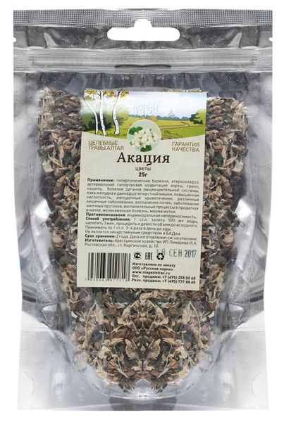 Русские Корни, Акация цветы 25 гр. - купить с доставкой по выгодным ...