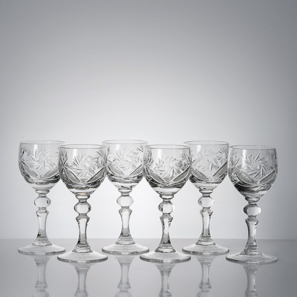 Набор рюмок универсальный, для водки Неман Стеклозавод, 65 мл, Хрусталь ...