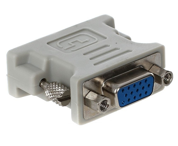 Кабель VGA (D-Sub), DVI VCOM DVI-I (24+5) (Male) - VGA(Female) VAD7817 ...