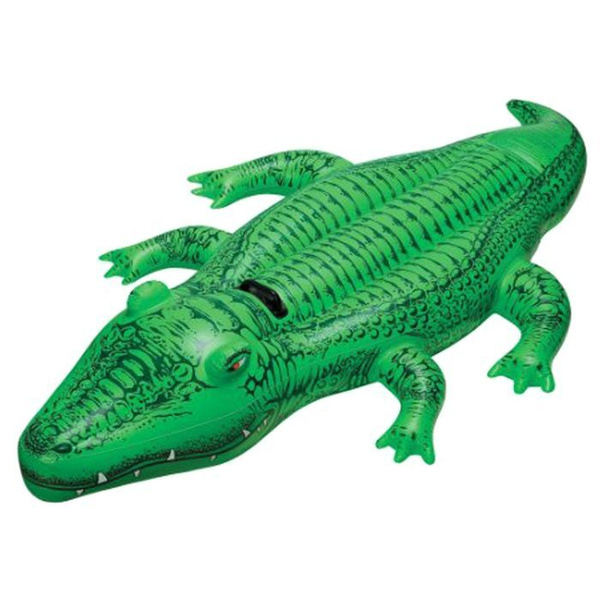 Игрушка для плавания INTEX Крокодил, 168 х 86 см, 58546 купить по ...