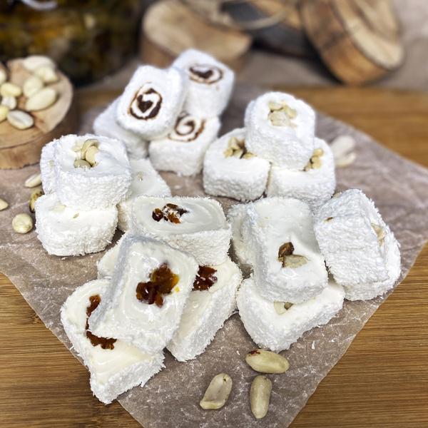 Крымский Рахат-лукум "Султан ассорти " (шоколад, арахис, курага) 500 гр ...