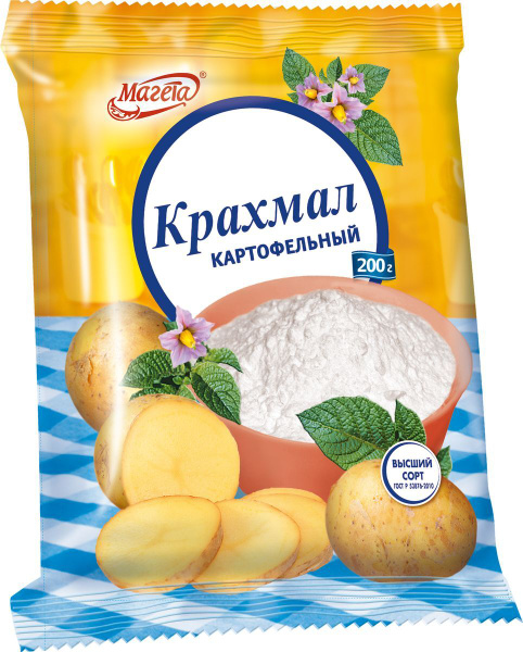 Крахмал картофельный Магета, 200 г x 3 шт - купить с доставкой по ...