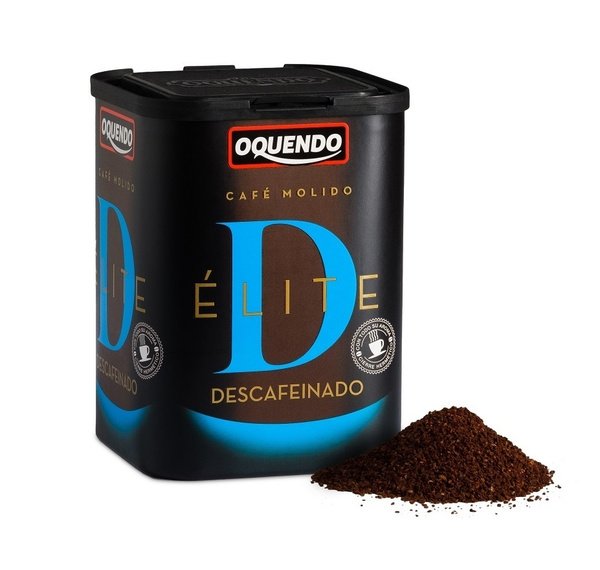 Кофе молотый Oquendo Elite Descafeinado 250г для кофеварки, банка ...
