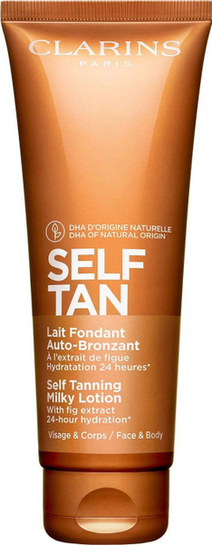 Clarins Lait Fondant Auto-Bronzant Молочко с эффектом загара для лица и ...
