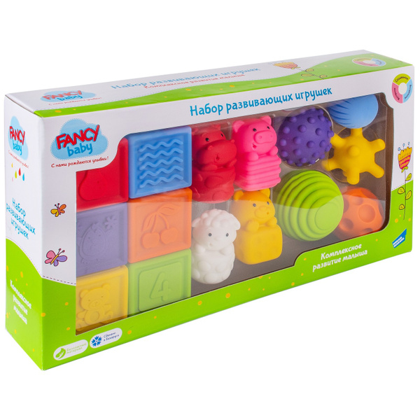 Развивающая игрушка - Микс развивашек Fancy Baby. Игрушка для ванной ...