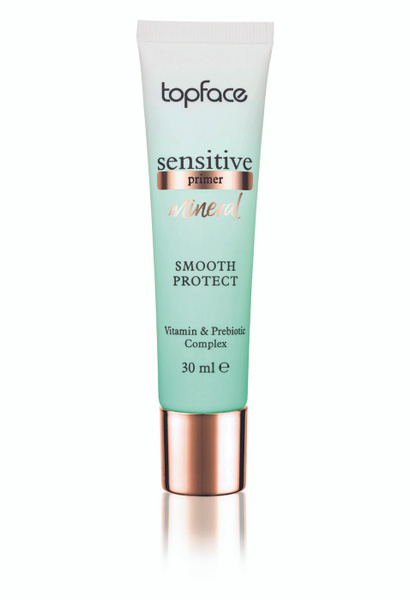 Зеленая минеральная база под макияж Topface Sensetive, основа под ...