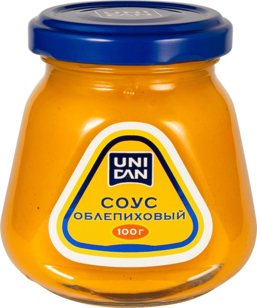 Соус UNI DAN облепиховый, стекло, 100 г - купить с доставкой по ...
