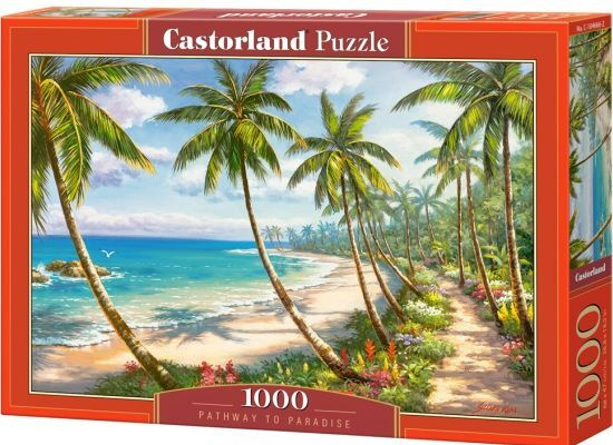 Пазлы для взрослых, 1000 элементов, деталей Castorland Райское ...