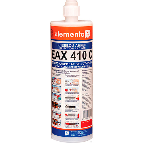 Химический клеевой анкер EAX 410 C Elementa - купить по выгодной цене в ...