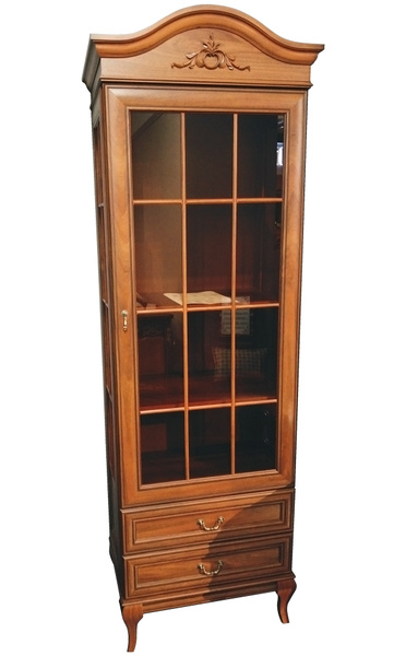 Шкаф-витрина Прованс 110, 71x45x216 см - купить по выгодной цене в ...