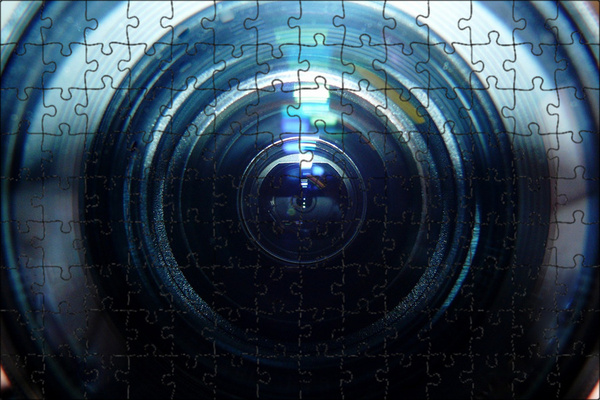 Магнитный пазл 27x18см."Линза, фотография, цифровой фотоаппарат" на ...