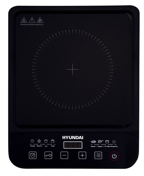 Индукционная настольная плита Hyundai HYC-0106 черный (одноконфорочная ...