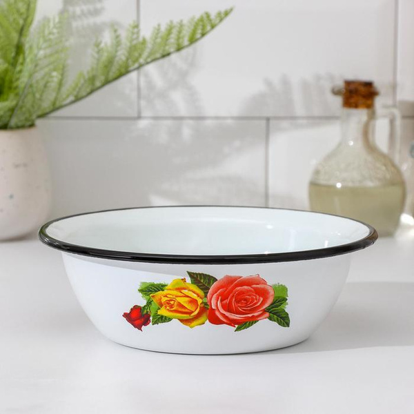 Миска, 1000 мл, Эмалированная сталь купить по низкой цене в интернет ...