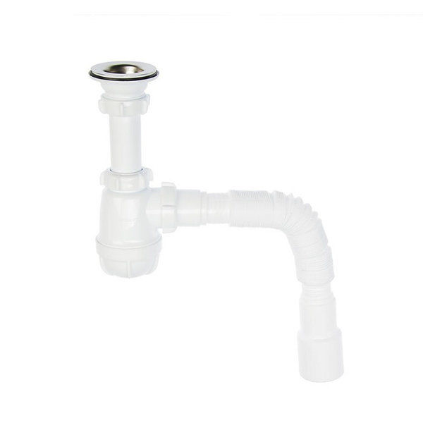 Сифон для раковины Aquant, 1 1/4" х 40 мм, с гибкой трубой 40х40/50 мм ...