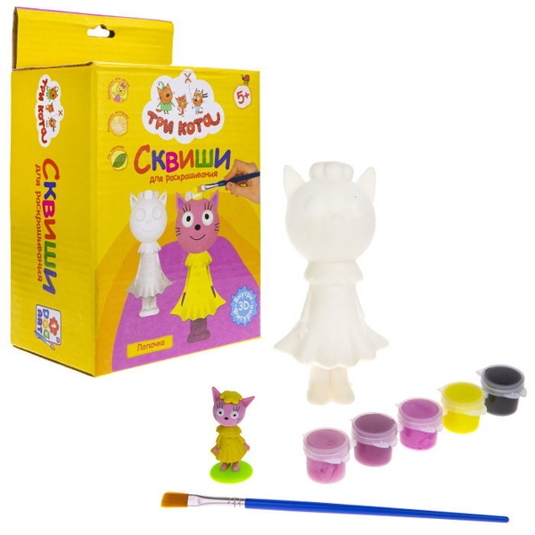 Набор для раскрашивания сквиши "Лапочка", в коробке - купить с ...