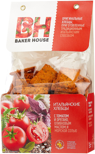 Baker house Хлебцы Итальянские с томатом, орегано - купить с доставкой ...