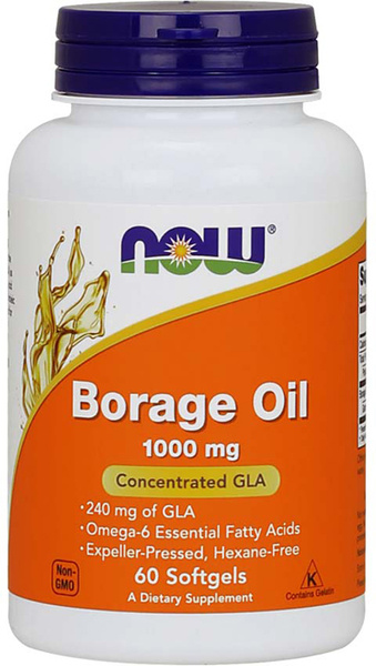 Масло Бурачника Borage Oil 1000 мг, 60 softgels - купить с доставкой по ...