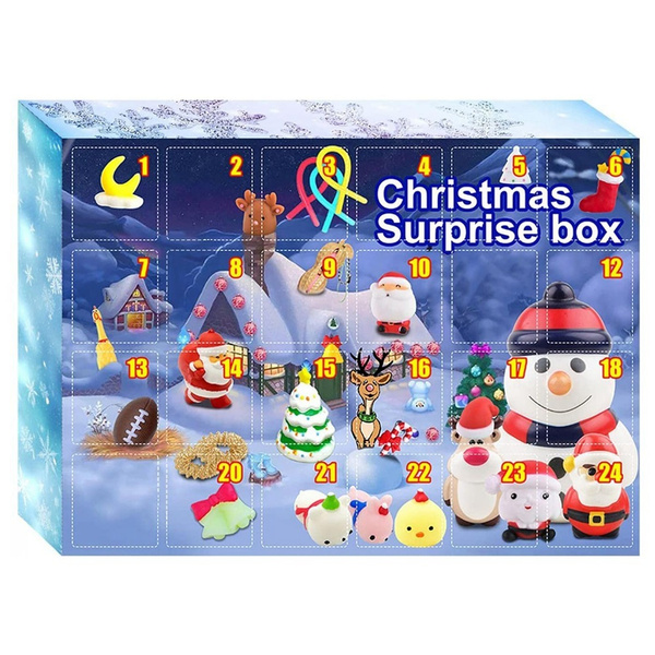 Адвент-календарь 2021 Chrimas Fidget Toys Set, новинка, декор ...