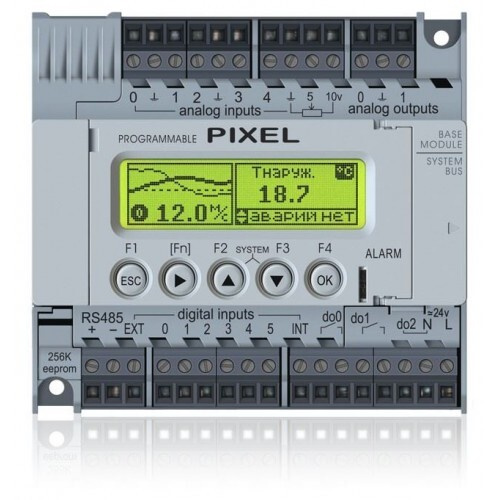 Pixel-2511-02-0 Segnetics Контроллер + HMI 122x32 пикс для вентиляции ...