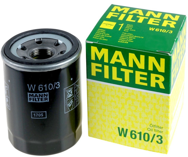Фильтр масляный MANN FILTER Фильтр масл MANN W6103 (C-225,C1821,OP 575 ...