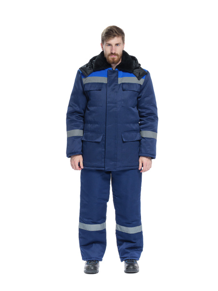 Куртка рабочая зимняя ИТР с меховым воротником - купить с доставкой по ...