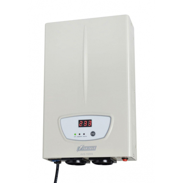 Стабилизатор напряжения POWERMAN AVS-1500S (1500ВА/270В/Розетки Shuko ...