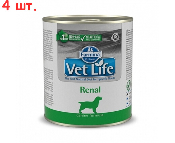 вет.корма консервы для собак при почечной недостаточности, Vet Life ...
