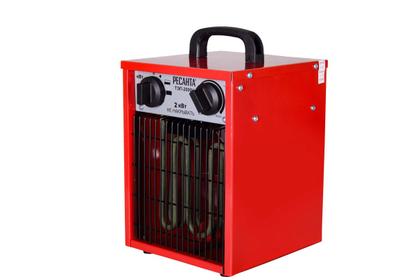 Тепловая электрическая пушка Ресанта ТЭП-2000Н (компактная) / 2000 Вт ...
