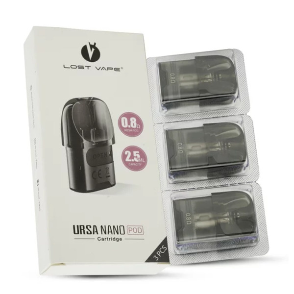 Черная вата в картридже как выглядит Картридж Lost Vape Ursa Nano 0.8ohm (3 штуки) без жидкости - купить с доставкой 