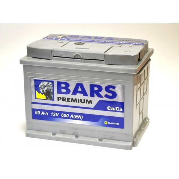 Аккумулятор автомобильный BARS Premium 6СТ-60 АПЗ Обратная полярность ...
