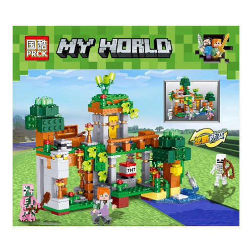 Конструктор майнкрафт MY WORLD Minecraft "Переправа через реку ...