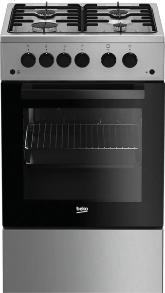 Газовая плита Beko FSGT52110DXO купить c доставкой на OZON по низкой ...