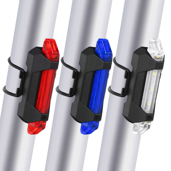 USB-зарядка для велосипеда, маленький задний фонарь, 3 цвета, набор ...