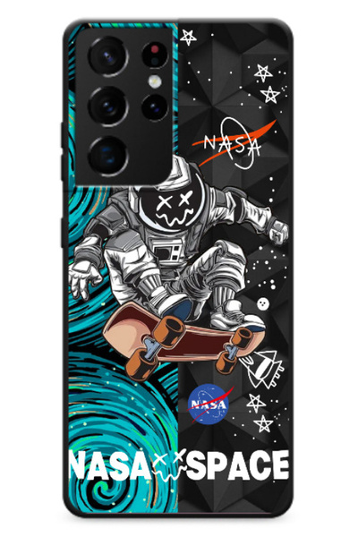 Чехол для Samsung S21 Ultra / Самсунг S21 Ультра с рельефным рисунком ...