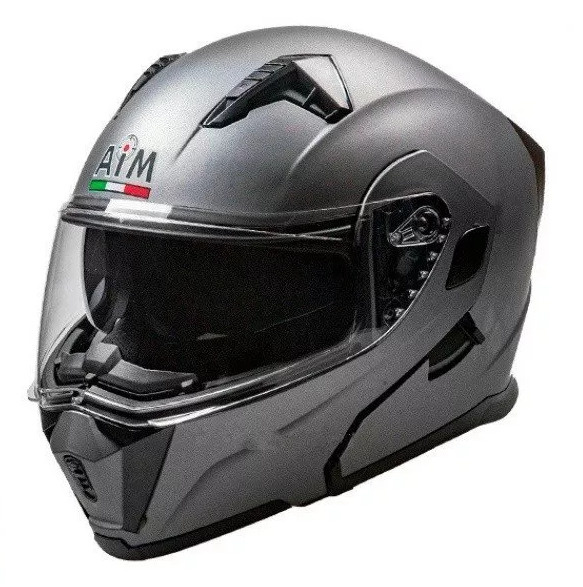 Шлем AiM JK906 Grey Metal XXL - купить с доставкой по выгодным ценам в ...