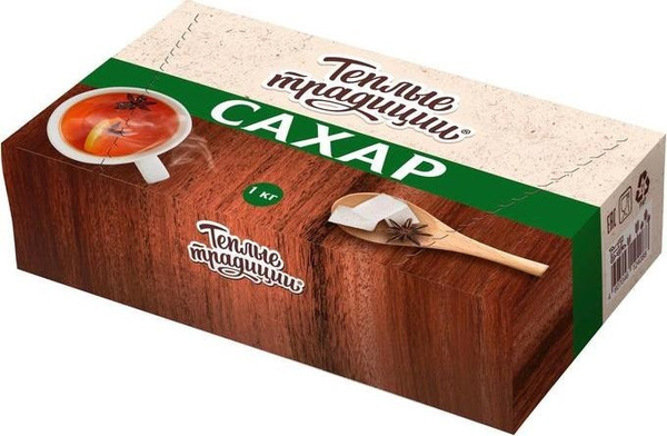 Сахар "Теплые традиции", рафинированный 1 кг * 5 шт - купить с ...