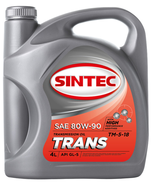Трансмиссионное масло SINTEC TRANS ТМ5-18 SAE 80W-90 API GL-5 ...