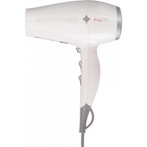 Фен для волос GA.MA Diamond Ceramic GH0301, белый - купить по выгодным ...