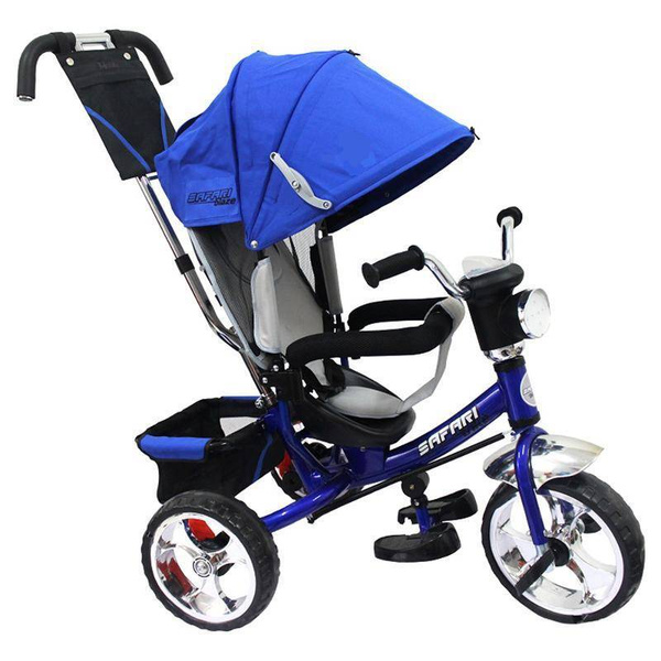 Велосипед-управляшка детский трехколесный с ручкой Safari Trike Blaze ...