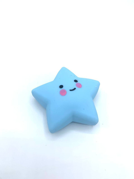сквиш антистресс игрушка Звезда синяя - купить с доставкой по выгодным ...