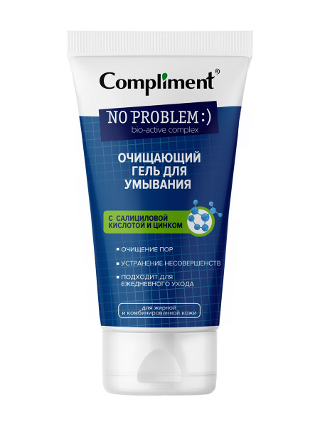 Compliment Гель для умывания очищающий с салициловой кислотой и цинком ...