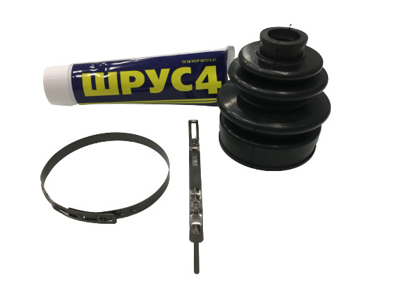 Пыльник ШРУСа квадроцикла, внешний, ремкомплект, хомуты + смазка ...