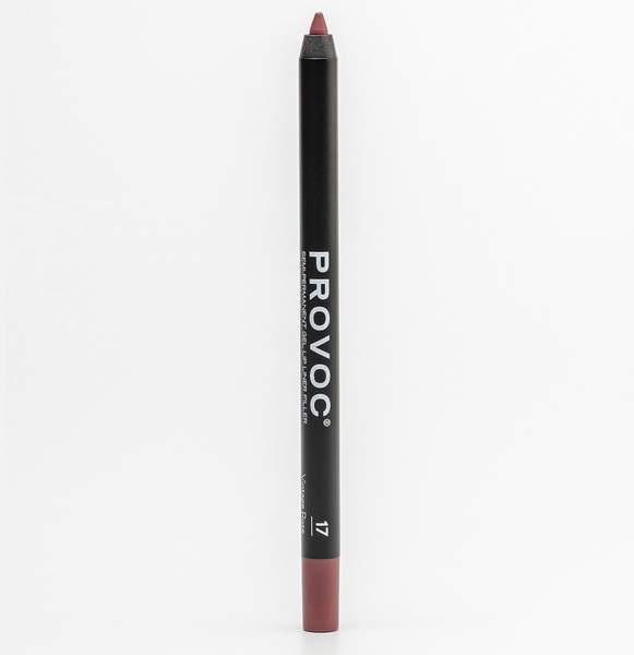 Provoc Gel Lip Liner 017 Vintage Rose Гелевая подводка в карандаше для ...