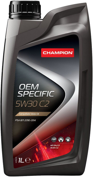 Масло моторное CHAMPION 5W-30 Синтетическое - купить в интернет ...