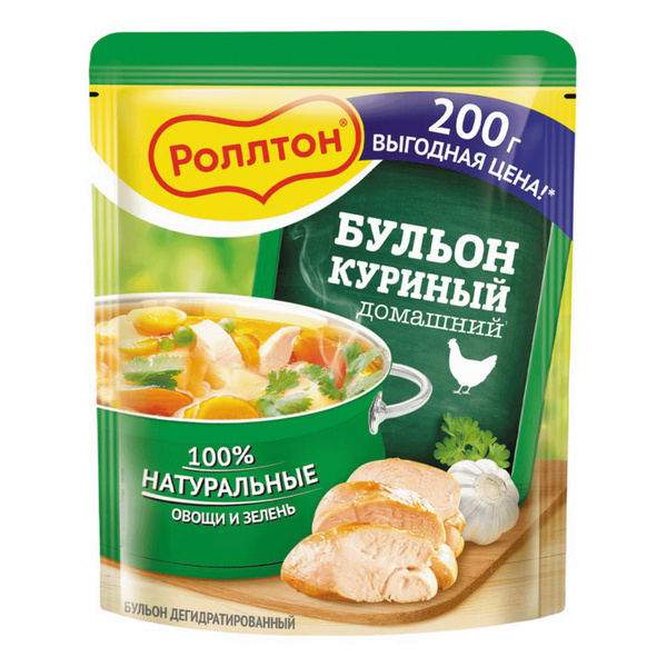 Бульон куриный Роллтон 200гр 3шт - купить с доставкой по выгодным ценам ...