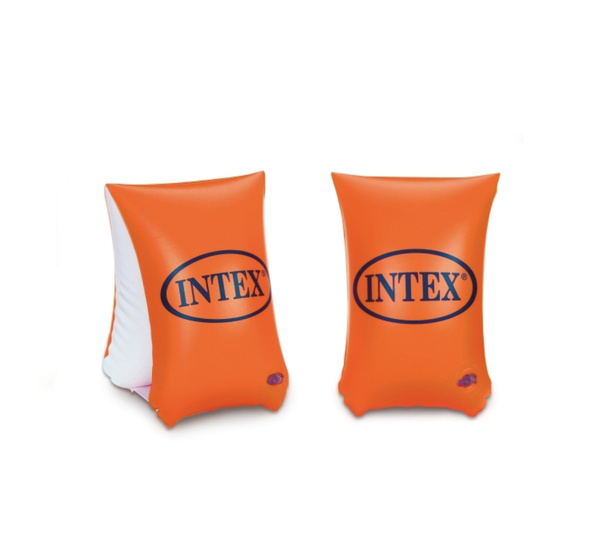 Детские Нарукавники для плавания Intex "Вэт Сет", цвет: оранжевый ...